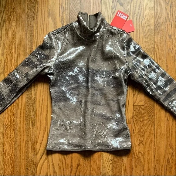 Diesel Women's Sequined Top - Picture 7 of 8